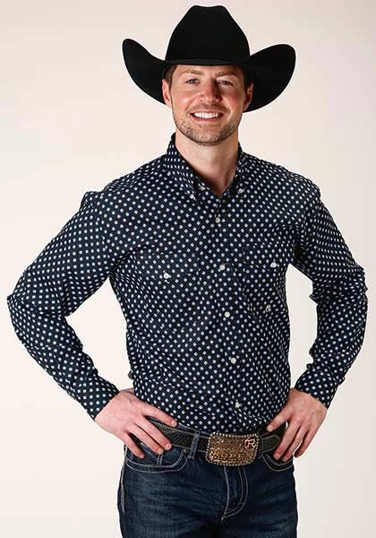 Chemise western Roper 1381 New Star Foulard (Noir) - Homme