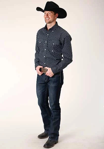 Chemise western Roper 1381 New Star Foulard (Noir) - Homme