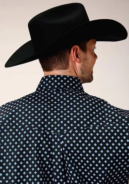 Chemise western Roper 1381 New Star Foulard (Noir) - Homme