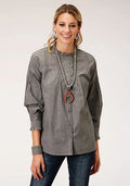 Chemisier Western Roper 1282 Cotton Melange (Gris) pour Femme