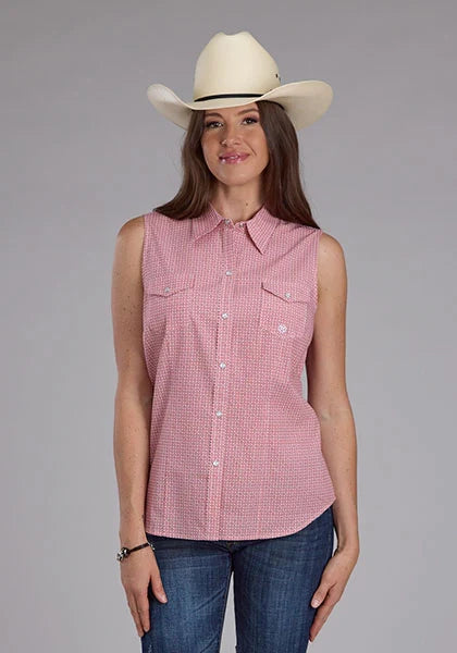 Chemise sans manches Roper 2500 Saltillo Foulard (Rouille) - Femme