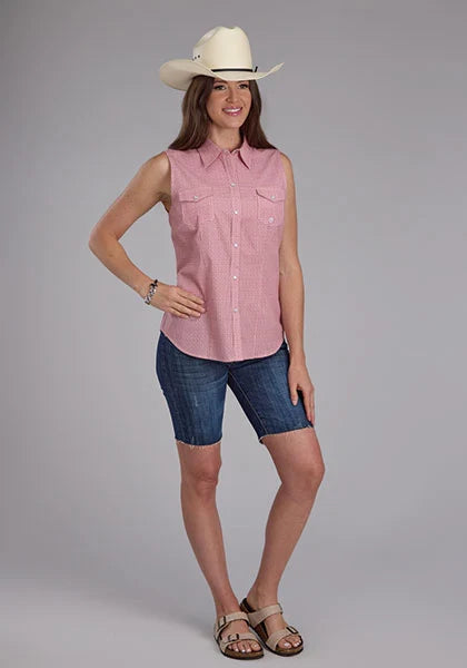 Chemise sans manches Roper 2500 Saltillo Foulard (Rouille) - Femme