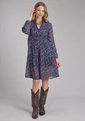 Roper 2136 Gem Floral (Multi) - Women's Dress