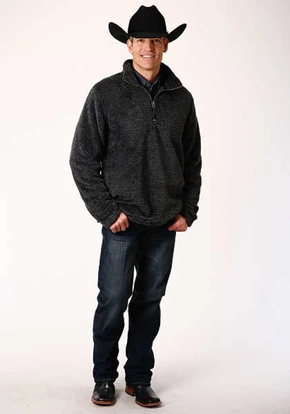 Roper 00530 Melange (Gris) - Pull polaire pour homme