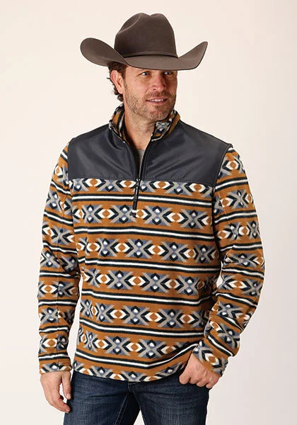 Roper 1815 Aztec (Orange) - Pull polaire homme