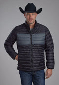 Veste en nylon Roper 2165 Parachute (noir/gris) pour homme