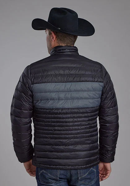 Veste en nylon Roper 2165 Parachute (noir/gris) pour homme