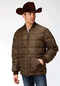 Blouson homme Roper 1473 matelassé (marron)