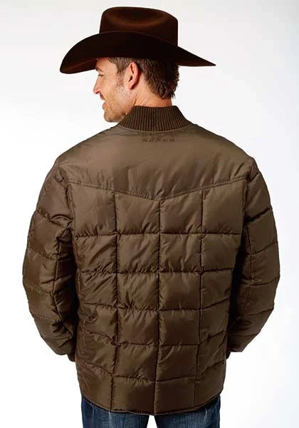 Blouson homme Roper 1473 matelassé (marron)