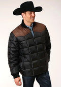 Roper 1473 Rembourré (Marron/Noir) - Blouson Homme