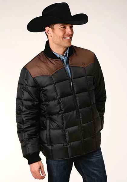 Roper 1473 Rembourré (Marron/Noir) - Blouson Homme