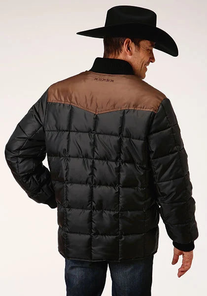 Roper 1473 Rembourré (Marron/Noir) - Blouson Homme