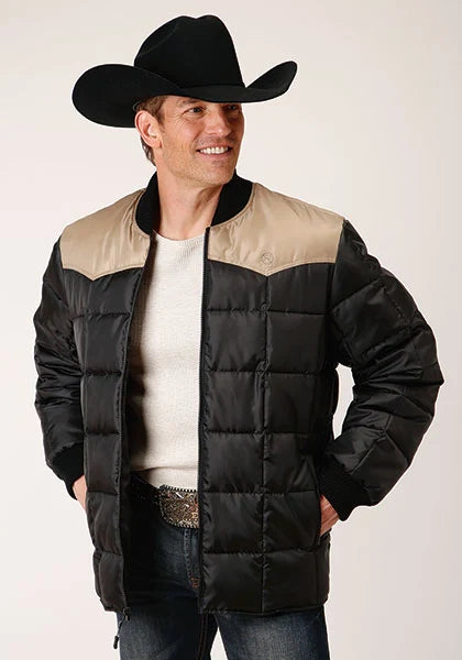 Veste pour homme Roper 1473 matelassée (beige/noir)