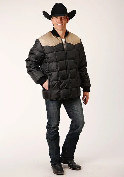 Veste pour homme Roper 1473 matelassée (beige/noir)