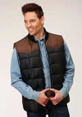 Roper 1473 Rembourré (Marron/Noir) - Gilet pour hommes