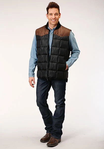 Roper 1473 Rembourré (Marron/Noir) - Gilet pour hommes