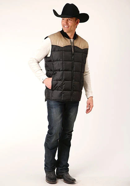 Roper 1473 Garnie de poly-rembourrage (Havane/Noir) - Gilet pour homme