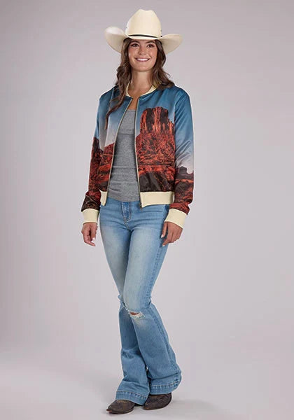 Roper 2532 Desert View (Multi) - Blouson aviateur femme
