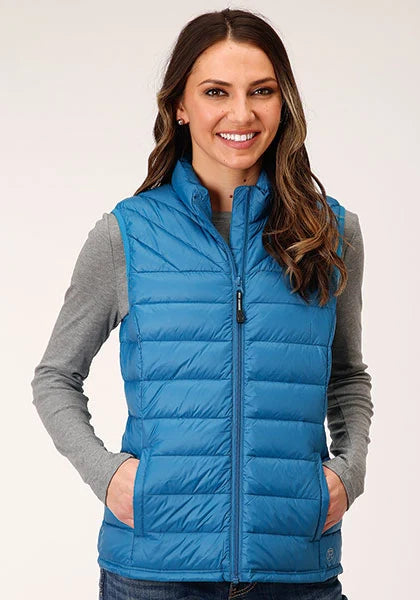 Roper 2165 Parachute (Bleu) - Gilet sans manches en nylon pour femme