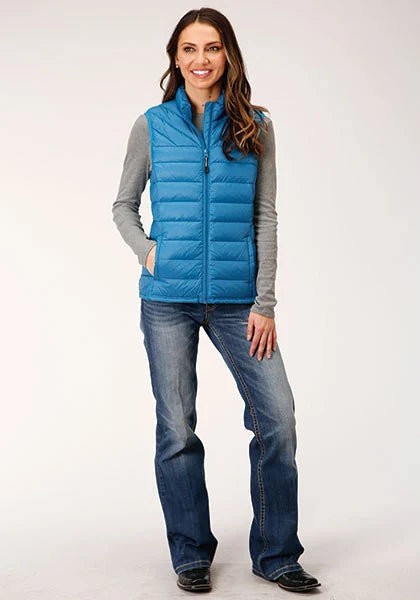 Roper 2165 Parachute (Bleu) - Gilet sans manches en nylon pour femme