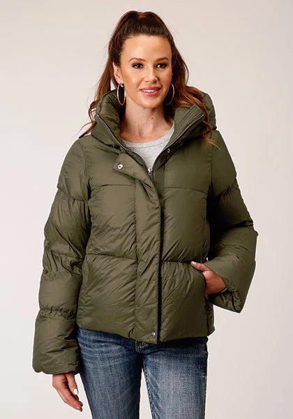 Doudoune Roper 1744 (verte) - Veste en nylon pour femme