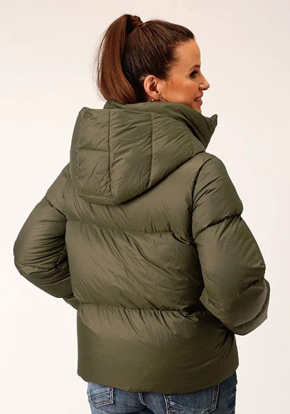 Doudoune Roper 1744 (verte) - Veste en nylon pour femme
