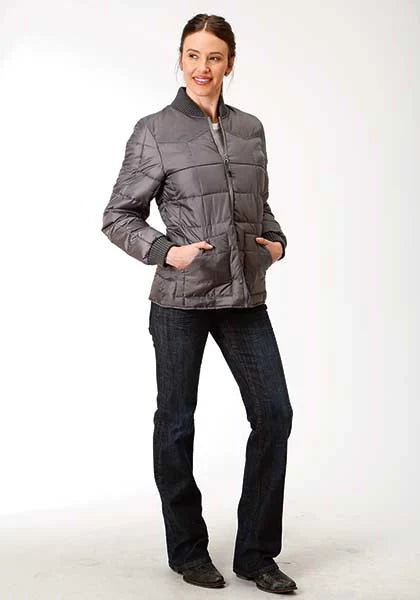 Veste matelassée Roper 1473 en polyester (gris) pour femme