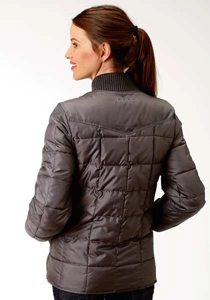 Veste matelassée Roper 1473 en polyester (gris) pour femme