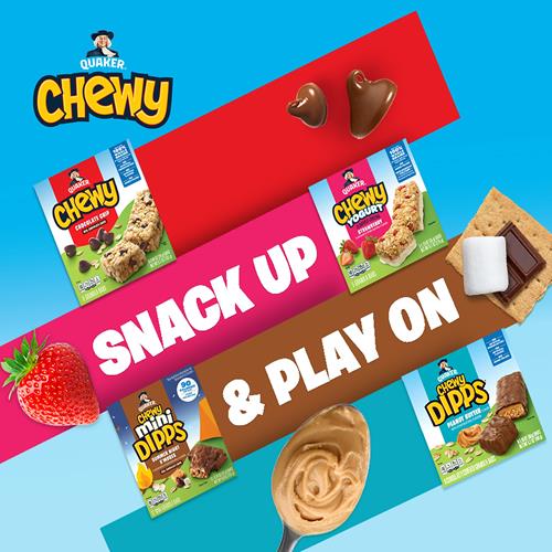 Quaker Chewy Dipps Pépites de chocolat, 31 g, 6 unités