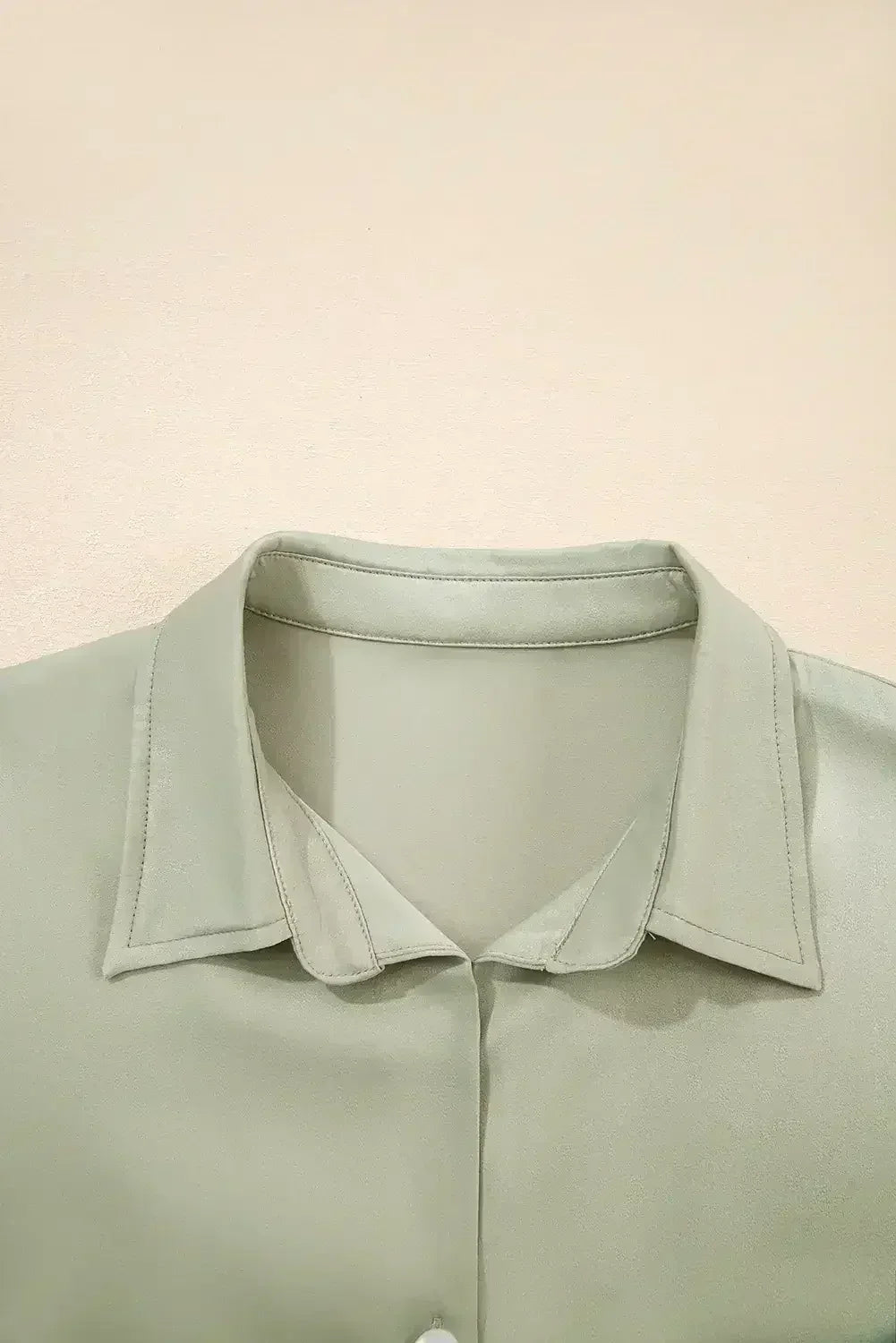 Robe T-shirt Décontractée Boutonnée Col Rose Rouge