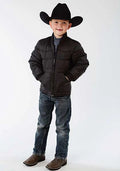Manteau rembourré Roper pour garçon (noir) - Veste enfant