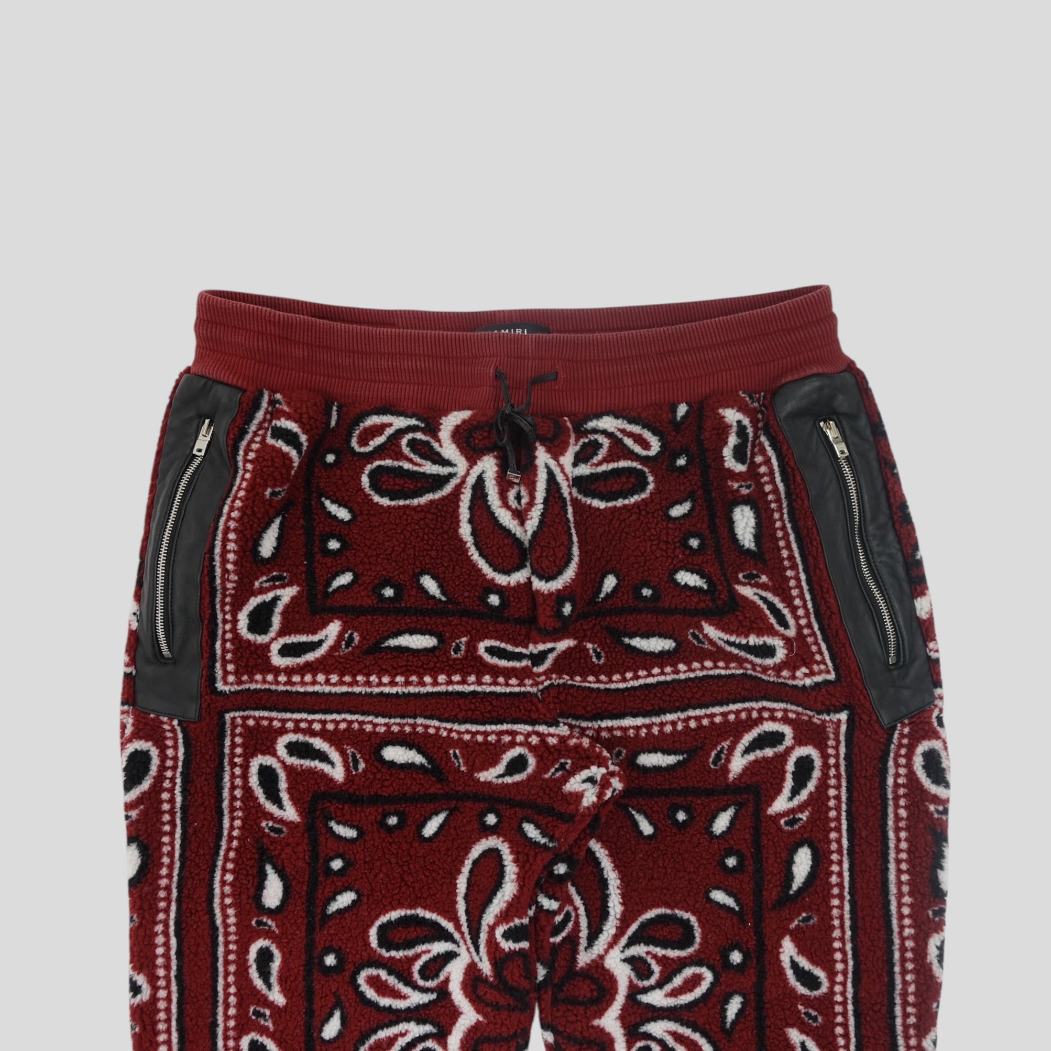 Pantalon de survêtement polaire Amiri bandana rouge