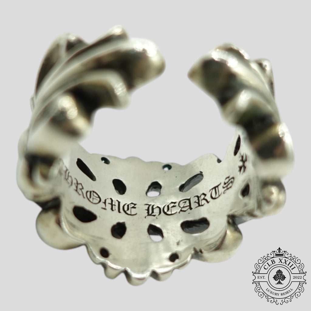 Bague double fleur Chrome Hearts