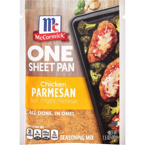 Mélange d'assaisonnement pour poulet au parmesan McCormick One Sheet Pan, 42 g