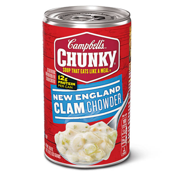 Soupe de palourdes à la crème de la Nouvelle-Angleterre Chunky de Campbell, boîte de 533 g