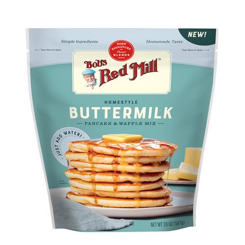 Mélange pour crêpes et gaufres au babeurre façon maison Bob's Red Mill, 567 g
