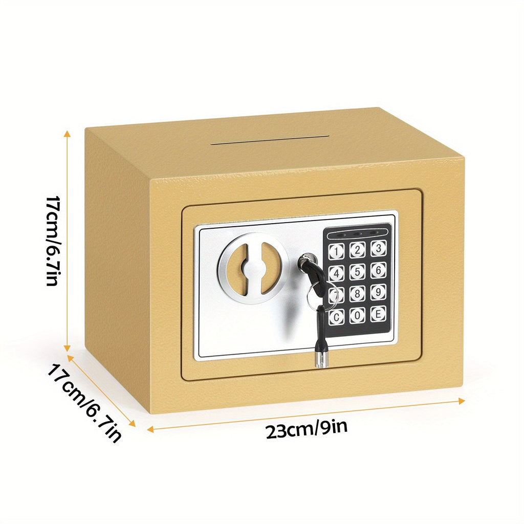 Coffre-fort numérique compact – Accès par clavier et clé