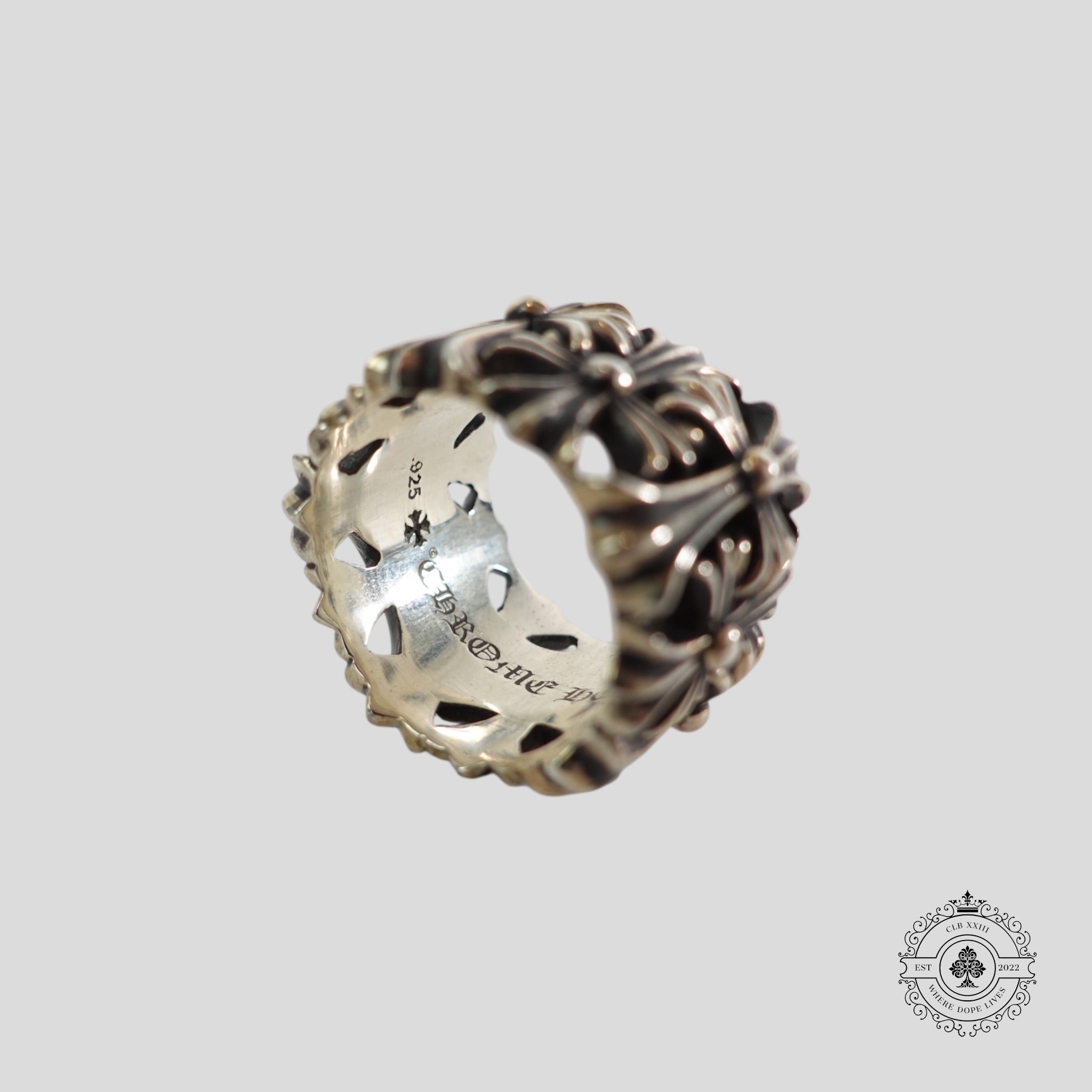 Bague Chrome Hearts Cemetery en argent