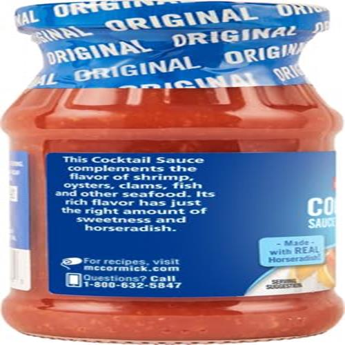Sauce cocktail McCormick pour fruits de mer, 236 ml