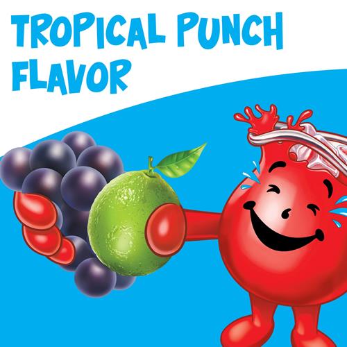 Kool-Aid Unsweetened Tropical Punch Powdered Drink Mix, 0.16 Oz. Packet