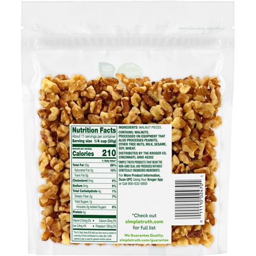 Morceaux de noix Simple Truth 12 oz