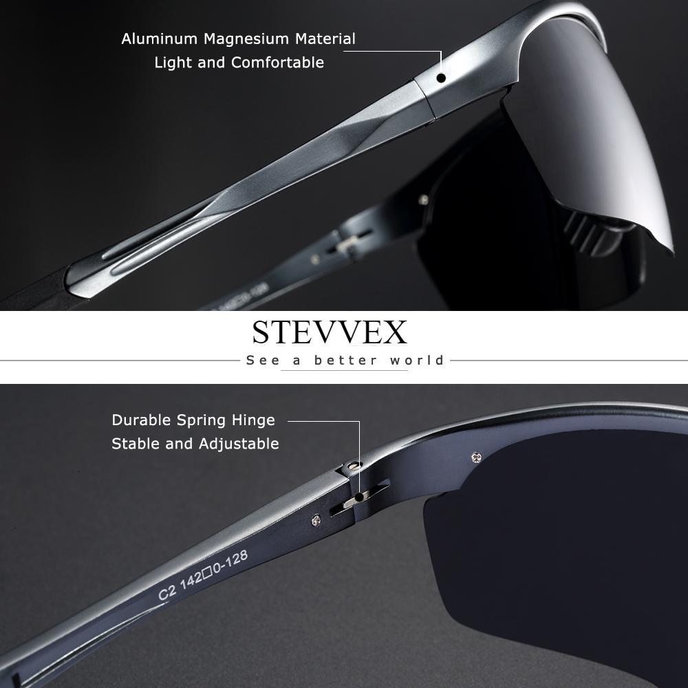 Lunettes de soleil de sport de luxe élégantes en aluminium-magnésium, polarisées et anti-reflet, pour femmes et hommes, avec protection UV400