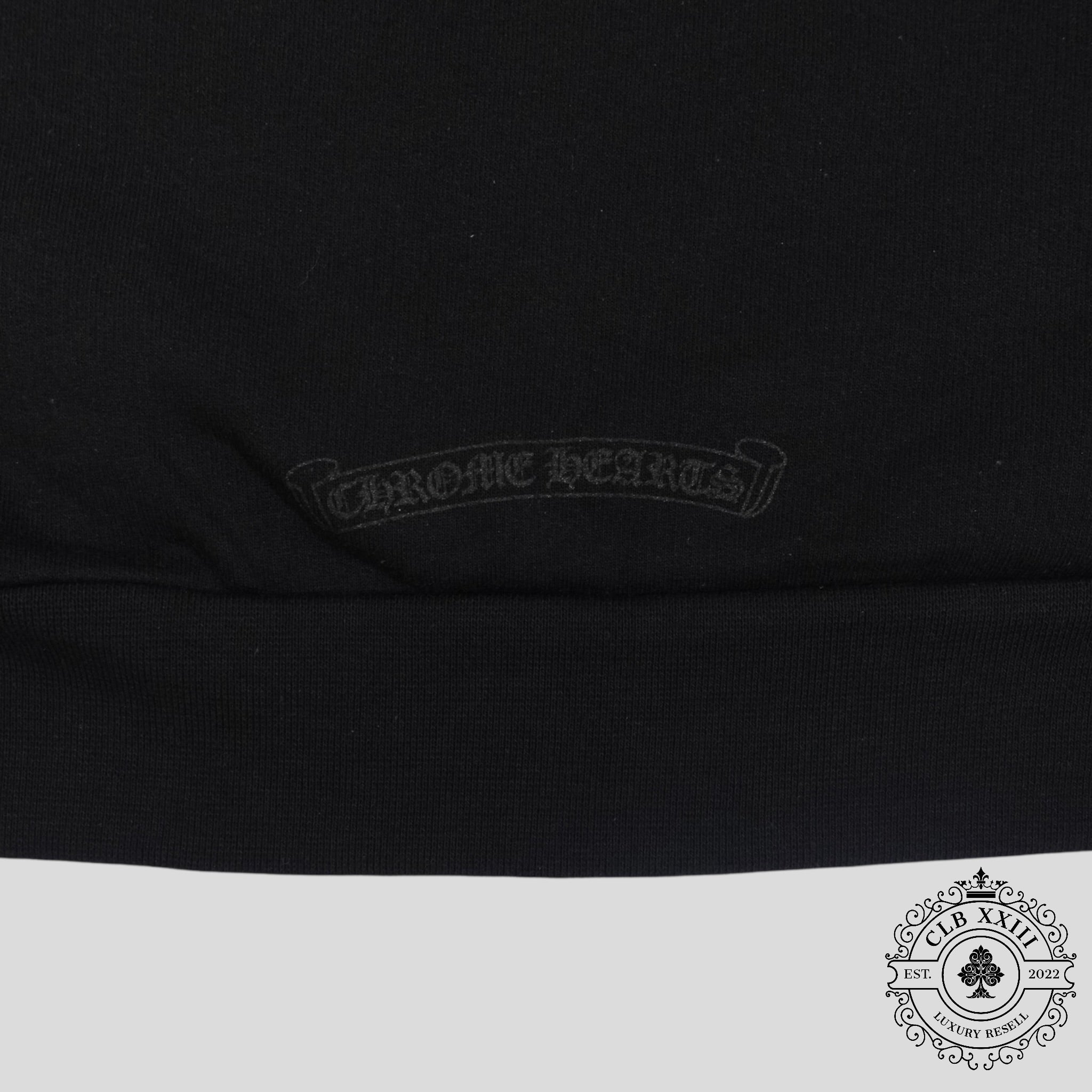 Sweat à capuche exclusif Chrome Hearts Triple Black Miami