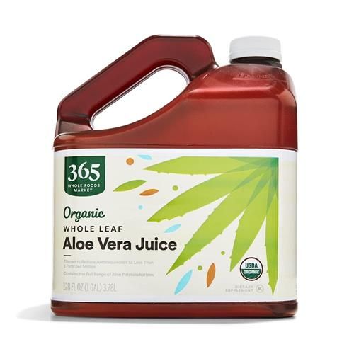 Whole Foods Market, Jus d'Aloe Vera Bio, Feuille Entière, 128 fl oz