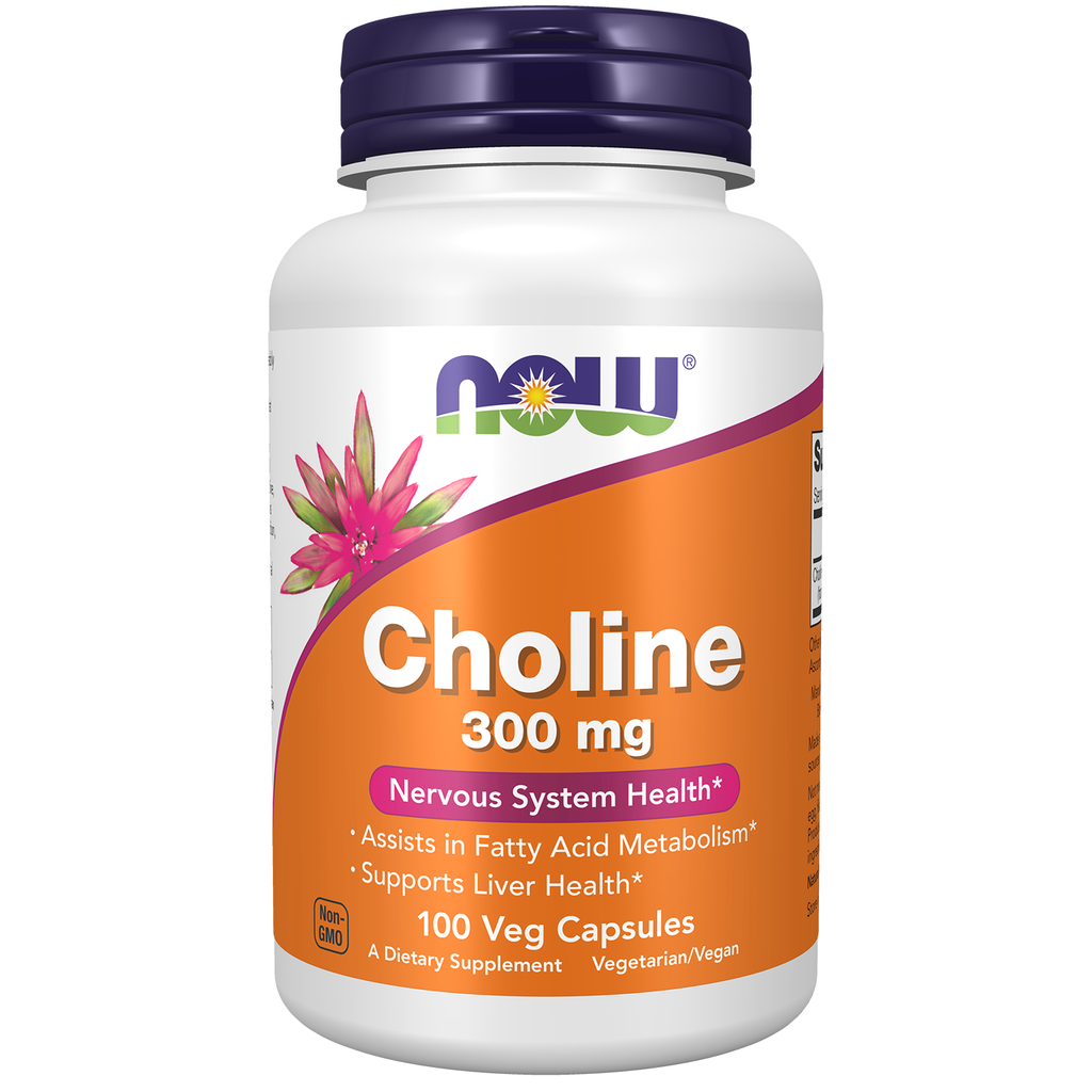 Now Foods Choline & Inositol 500 mg 100 Vcaps - 0470 - 3 Pack