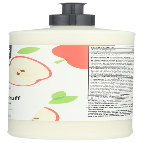 Shampooing et revitalisant antipelliculaire 2-en-1 Whole Foods Market, pomme Honeycrisp, 946 ml