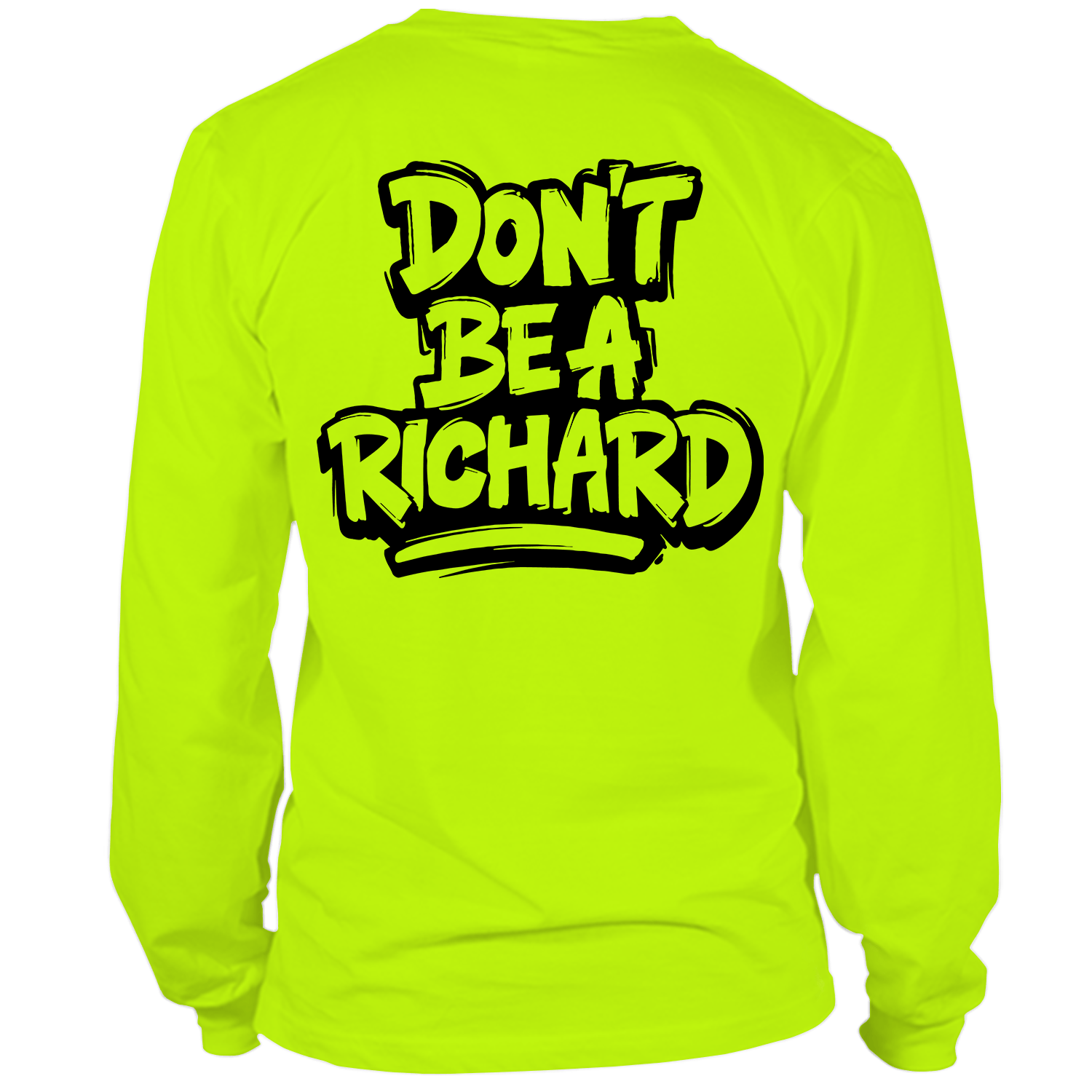 T-shirt haute visibilité jaune fluo à manches longues Richard