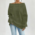 Pull grande taille à épaules dénudées