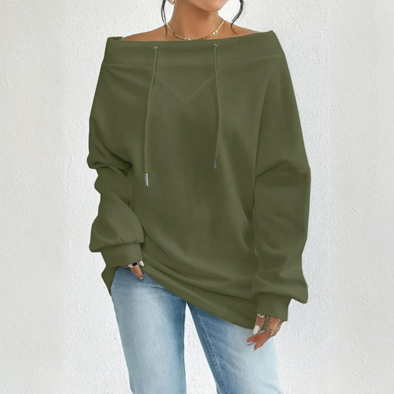 Pull grande taille à épaules dénudées