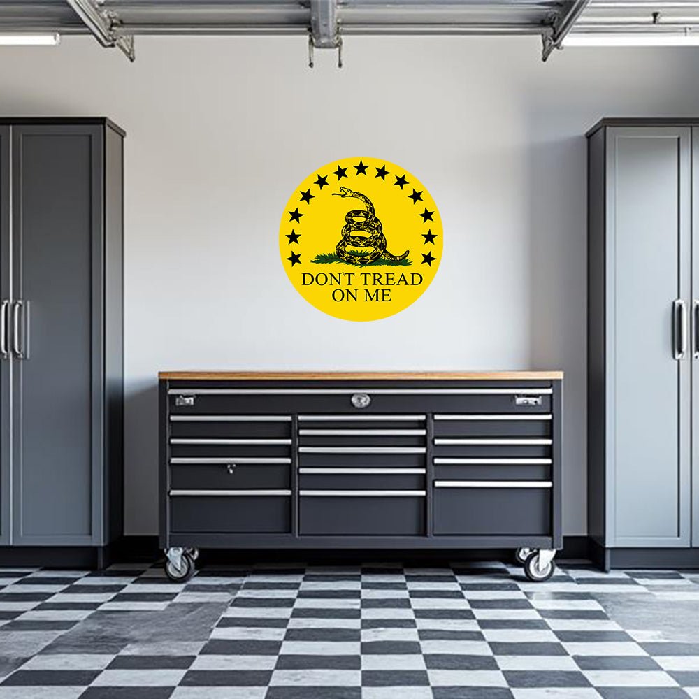 Autocollant mural de garage "Ne me marche pas dessus"